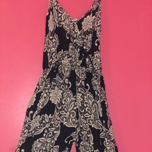 Black & white jumpsuit